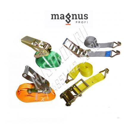 Ремни для стяжки груза (Magnus-Profi) 12 м ширина 100 мм Ремни для стяжки груза (Magnus-Profi) 12 м ширина 100 мм